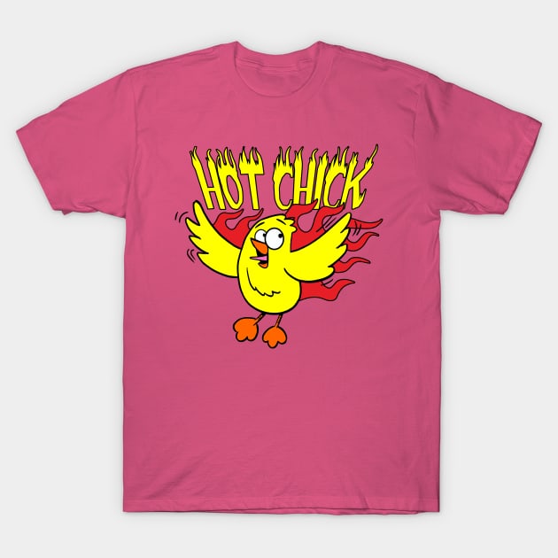 Hot Chick T-Shirt by DavesTees